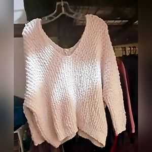 Wishlist Oversized Cream  Fuzzy Sweater